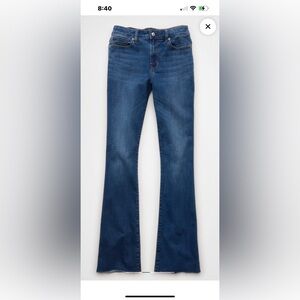 American Eagle Outfitters Dark Blue Jeans skinny kick bootcut  nwot